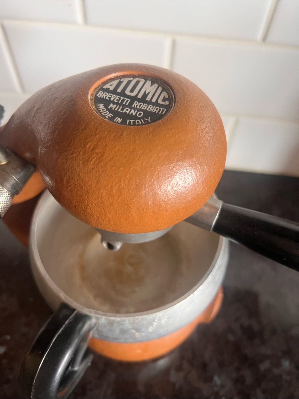 Rare Atomic Brevetti Robbiati original espresso maker - Picture 2 of 4